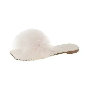 Women's Summer Fashion Flat Fur Slippers