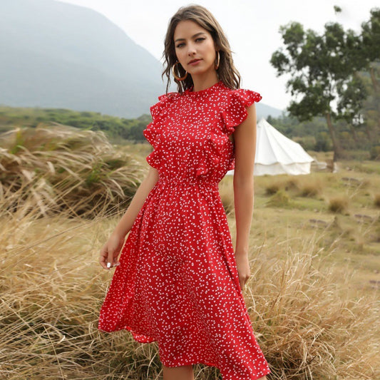 Dames Zomer Chiffon Lange Maxi Jurk