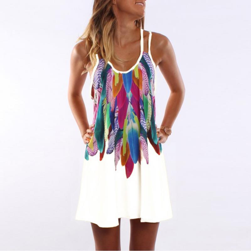 Boho Stijl Plus Size Strandjurk Dames