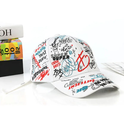 Trendy Graffiti Print Kleurrijke Pet